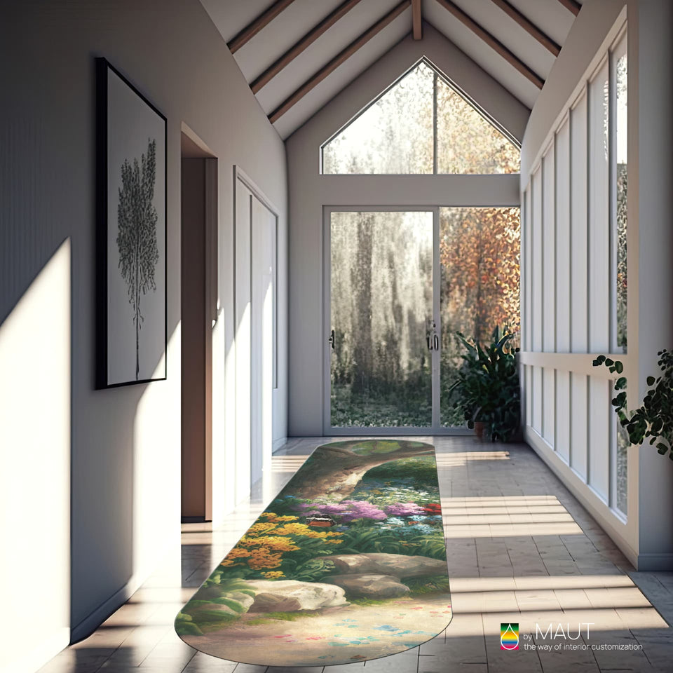 Artistieke runner SCAPE die warmte en karakter toevoegt