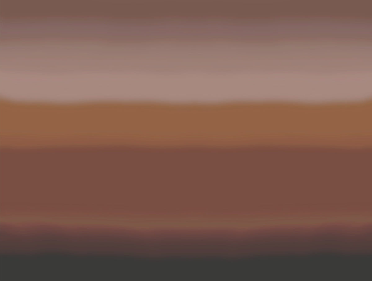 Wallpaper EARTH SLICE met lagen aardtinten en organische verfijning in terra tinten