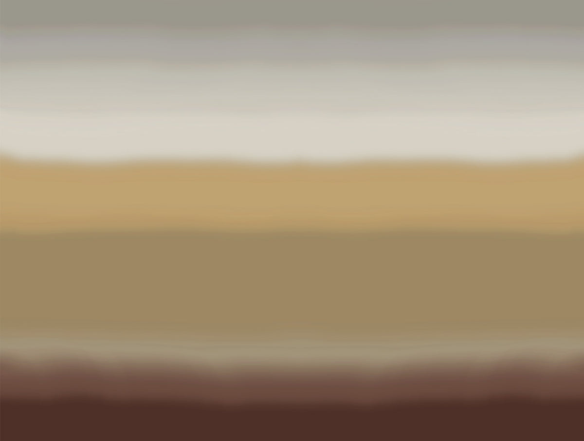 Wallpaper EARTH SLICE met lagen aardtinten en organische verfijning