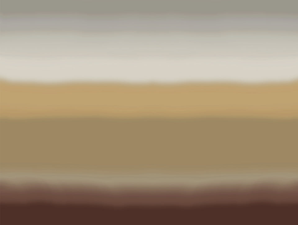 Wallpaper EARTH SLICE met lagen aardtinten en organische verfijning