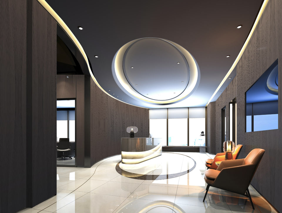 Wallpaper SWANG met elegante curvy lijnen en tijdloze exclusieve donkere uitstraling