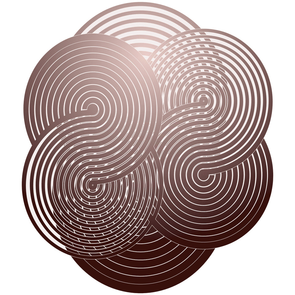 Met ronde contouren is SWIRL PURPLE een speels en dynamisch carpet