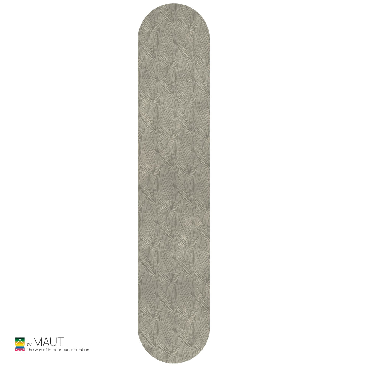 Tapijtloper LEAF met art-deco bladmotief en luxe uitstraling