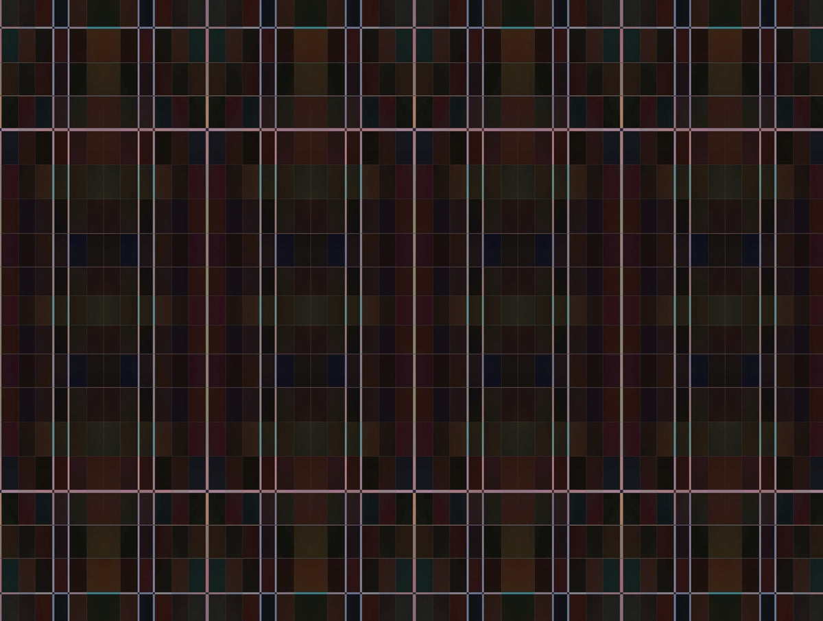 Wandbekleding DAZLE SQUARE met klassiek ruitmotief en eigentijdse kleuraccenten