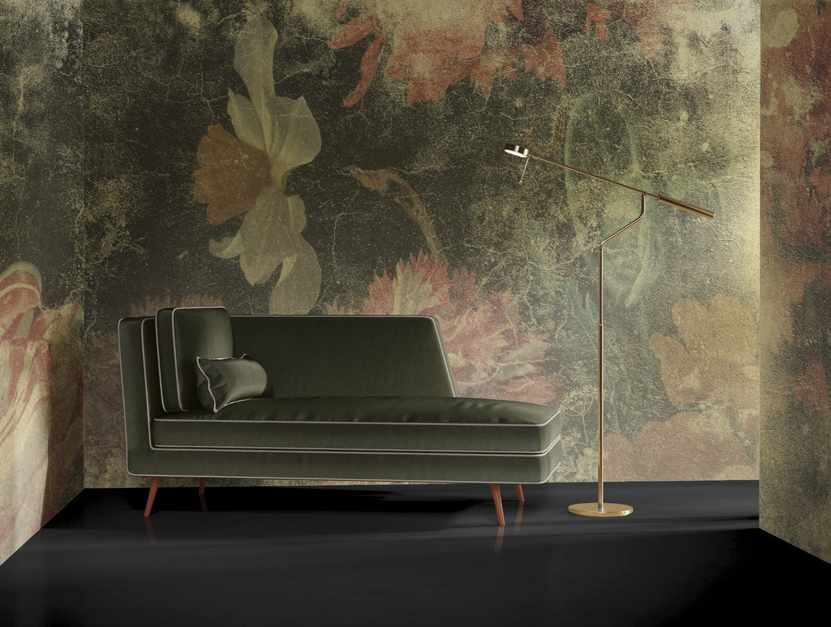 Wallpaper HEEM GOLD met luxe goud metallic uitvoering geïnspireerd op De Heem