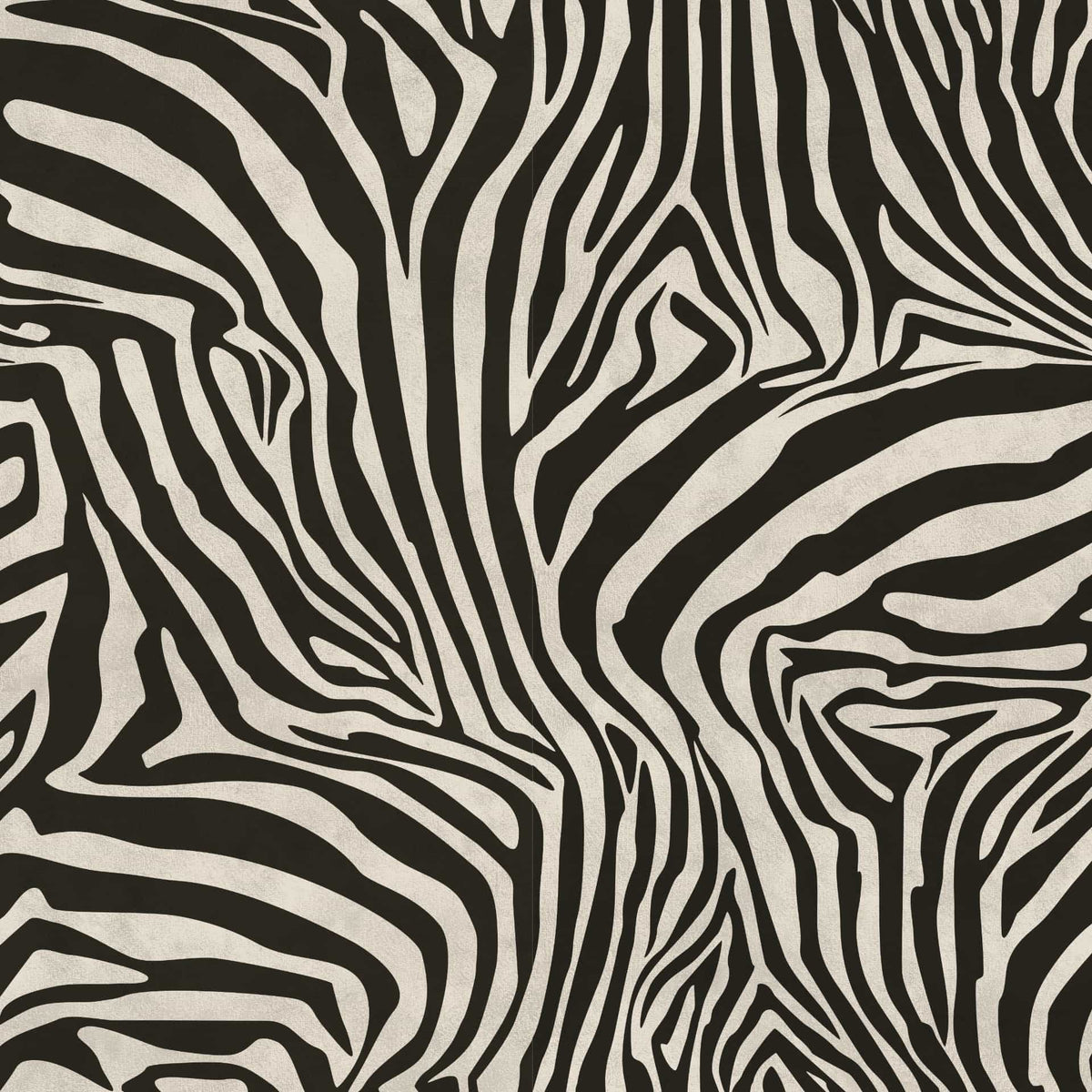 Kamerbreed tapijt SKIN met zwart-wit zebra patroon en luxe afwerking
